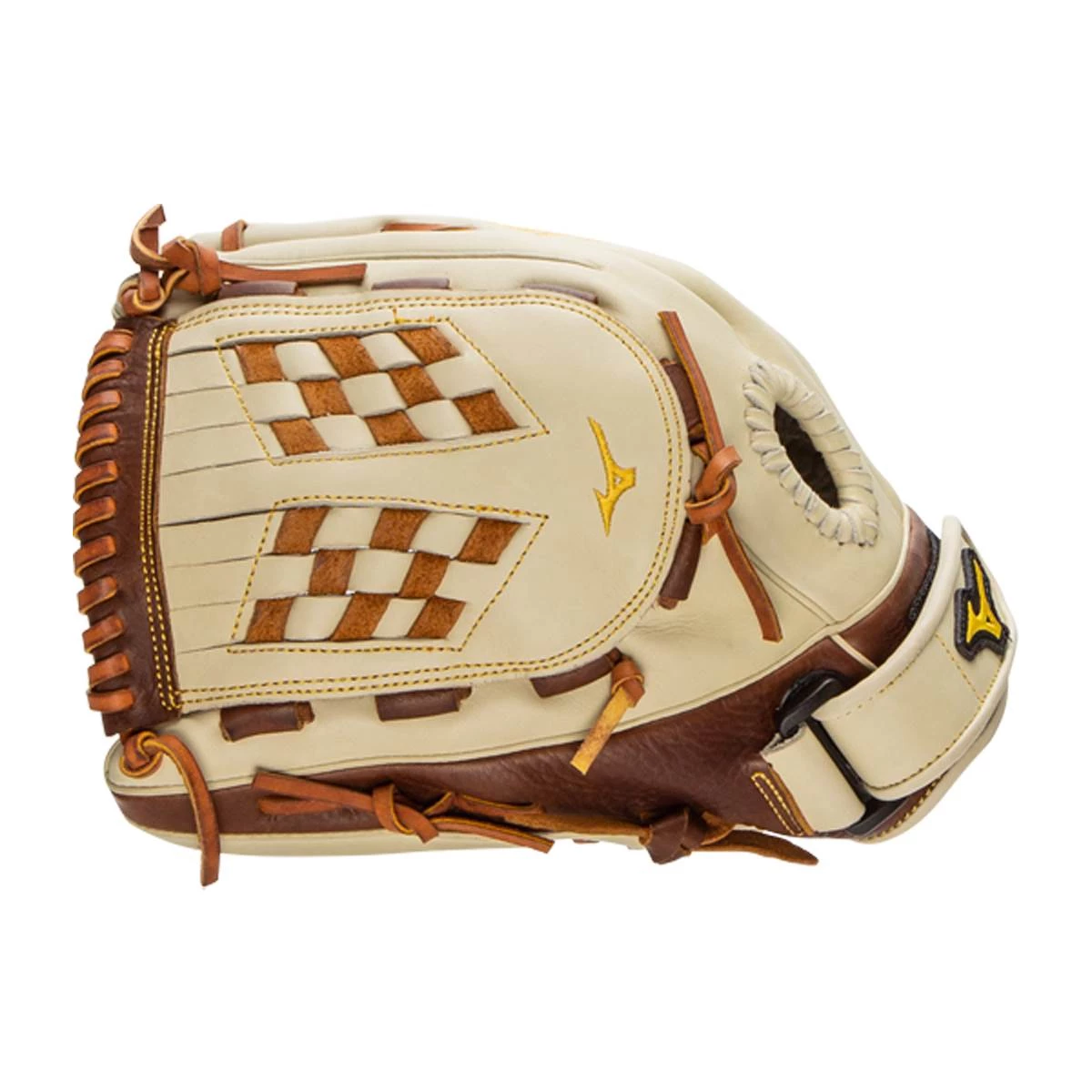 Flash Sale 🎁 Mizuno Classic Pro Soft 13" Fastpitch Softball Glove: GCF1300F3 Brown, White 😉 4 Flash Sale 🎁 Mizuno Classic Pro Soft 13" Fastpitch Softball Glove: GCF1300F3 Brown, White 😉 - Image 4