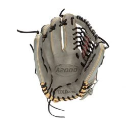 Top 10 ❤️ Wilson A2000 SuperSkin T125 12.5" Fastpitch Softball Glove: WBW100216125 Gold, Grey 🎉