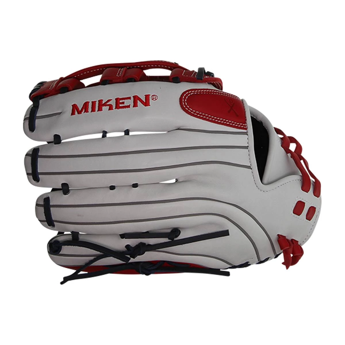 Best deal 👍 Miken Pro Series 13.5" Slow Pitch Softball Glove: PRO135-WSN Blue, Red, White ✔️ 12 Best deal 👍 Miken Pro Series 13.5" Slow Pitch Softball Glove: PRO135-WSN Blue, Red, White ✔️ - Image 12