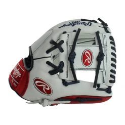 Buy 🛒 Rawlings HOH Mark of a Pro 11.5" Baseball Glove: SP204-2WS White, Red, Navy 🧨 -Deals glovegear Store 0932 10 20 rawlings hoh mark of a pro 11 5 baseball glove sp204 2ws 33457 4 l