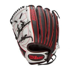 Best Sale 🎉 Wilson A2000 SuperSkin 12.25" Monica Abbott Fastpitch Softball Glove: WTA20RF19MA14GM Black, Red, White 💯 -Deals glovegear Store 0957 10 21 wilson a2000 superskin 12 25 monica abbott fastpitch softball glove wta20rf19ma14gm 30509 7 l