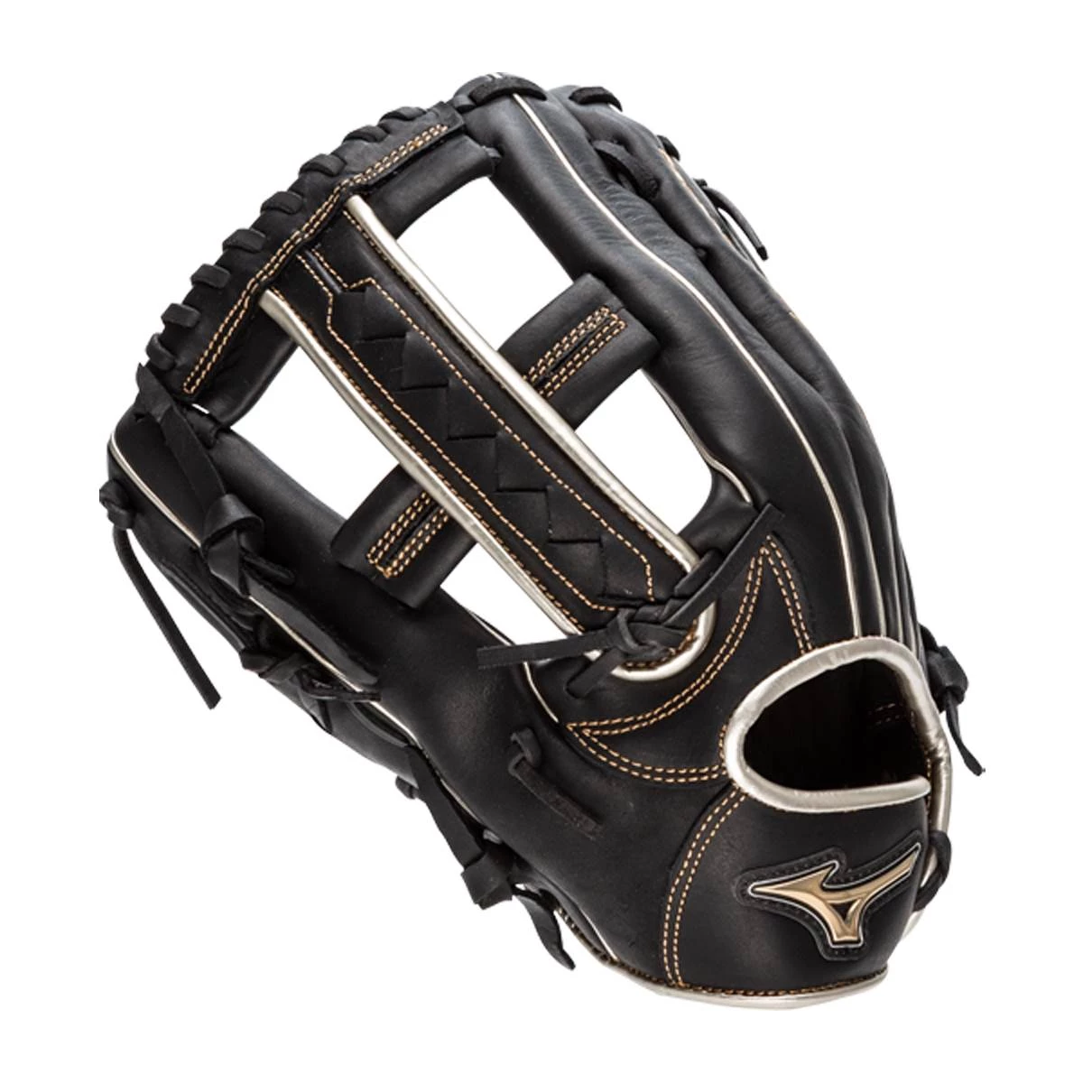 Discount ๐ Mizuno MVP Prime SE 12.5'' Slow Pitch Softball Glove: GMVP1250PSES8 Black/Gold Black, Yellow ๐งจ 3 Discount ๐ Mizuno MVP Prime SE 12.5'' Slow Pitch Softball Glove: GMVP1250PSES8 Black/Gold Black, Yellow ๐งจ - Image 3