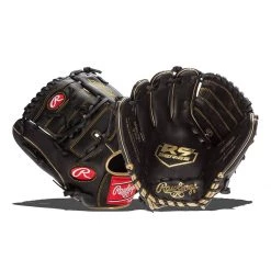 Best Sale ๐ Rawlings R9 12" Baseball Glove: R9206-9BG Black, Gold โ๏ธ