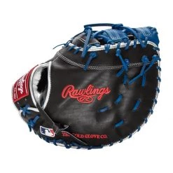Hot Sale ❤️ Rawlings Pro Preferred 12.75" Anthony Rizzo First Base Mitt: PROSAR44B Black, Blue, Silver 🎉 -Deals glovegear Store 0cc8 12 21 rawlings pro preferred 12 75 anthony rizzo first base mitt prosar44b 33257 5 l