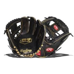 Deals 😀 Rawlings R9 11.5" Baseball Glove: R9314-2BG Black, Gold ✨ -Deals glovegear Store 0da4 09 21 rawlings r9 11 5 baseball glove r9314 2bg 33541 008 l