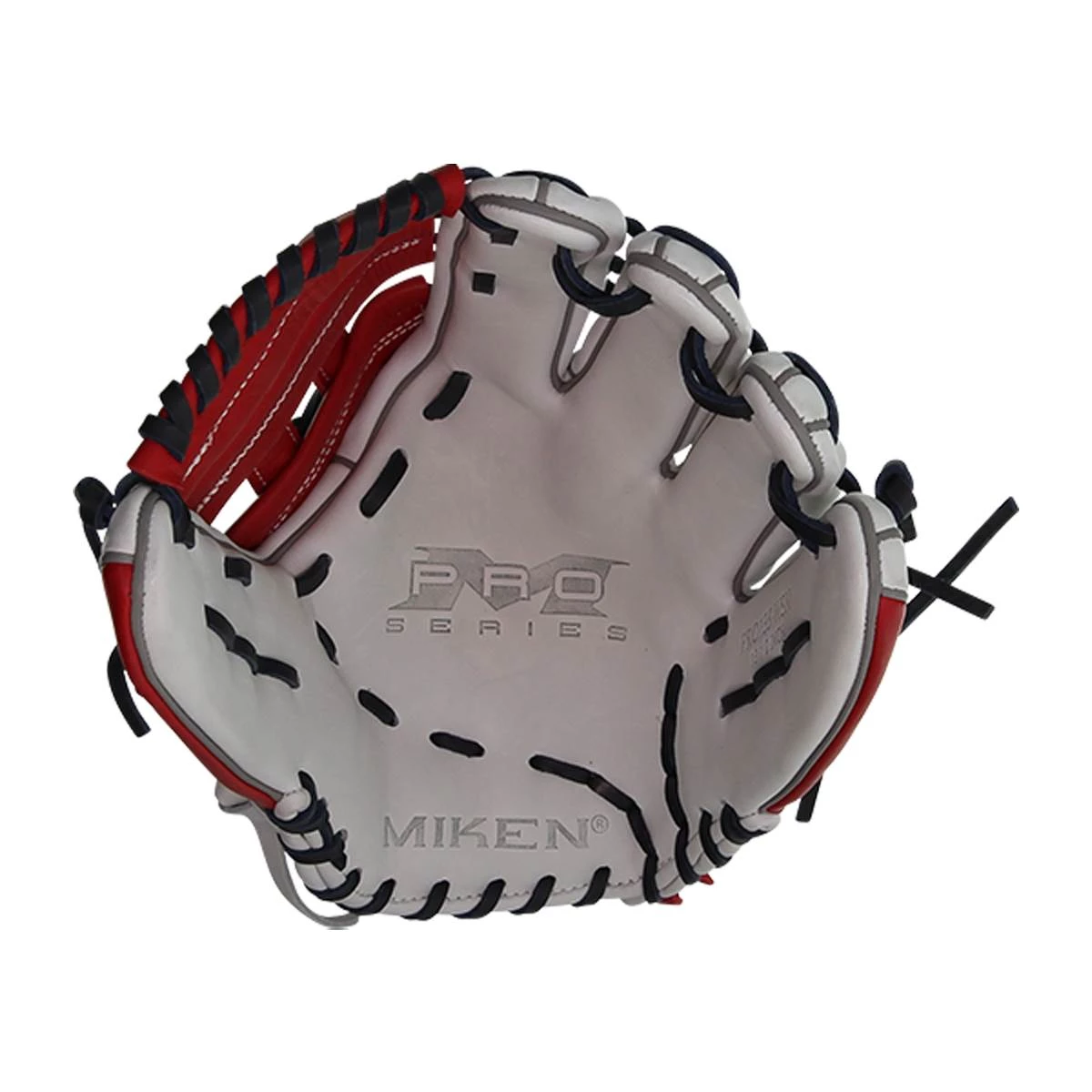 Best deal 👍 Miken Pro Series 13.5" Slow Pitch Softball Glove: PRO135-WSN Blue, Red, White ✔️ 13 Best deal 👍 Miken Pro Series 13.5" Slow Pitch Softball Glove: PRO135-WSN Blue, Red, White ✔️ - Image 13