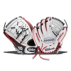 Deals ⌛ Wilson A2000 12.25" Monica Abbott Fastpitch Softball Glove: WTA20RF20MA14GM Black, Grey, Blue ✔️