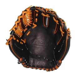 Promo 😀 Wilson A2K 11.75" SuperSkin Baseball Glove: WBW1000631175 Black, Tan 🎁 -Deals glovegear Store 1015 07 20 wilson a2k 11 75 superskin baseball glove wbw1000631175 33319 10 l