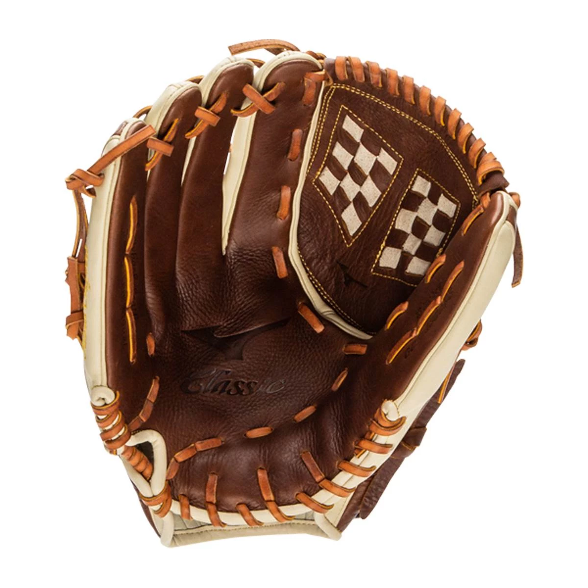 Flash Sale 🎁 Mizuno Classic Pro Soft 13" Fastpitch Softball Glove: GCF1300F3 Brown, White 😉 2 Flash Sale 🎁 Mizuno Classic Pro Soft 13" Fastpitch Softball Glove: GCF1300F3 Brown, White 😉 - Image 2