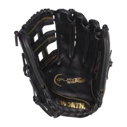 Deals ❤️ Worth Player Series 13.5" Slow Pitch Softball Glove: WPL135-PH Black, Gold ❤️ -Deals glovegear Store 12e0 02 21 worth player series 13 5 slow pitch softball glove wpl135 ph 33940 2 l