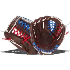 Best deal ❤️ Nokona X2 Elite 11.25" Youth Baseball Glove: X2-200POP RWB Blue, Brown, Red, White 🎉 -Deals glovegear Store 1304 12 21 nokona x2 elite 11 25 youth baseball glove x2 200pop rwb 23501 008 l