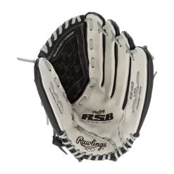 Cheapest 🥰 Rawlings RSB 14" Slow Pitch Softball Glove: RSB140GB Black, Grey 🎁