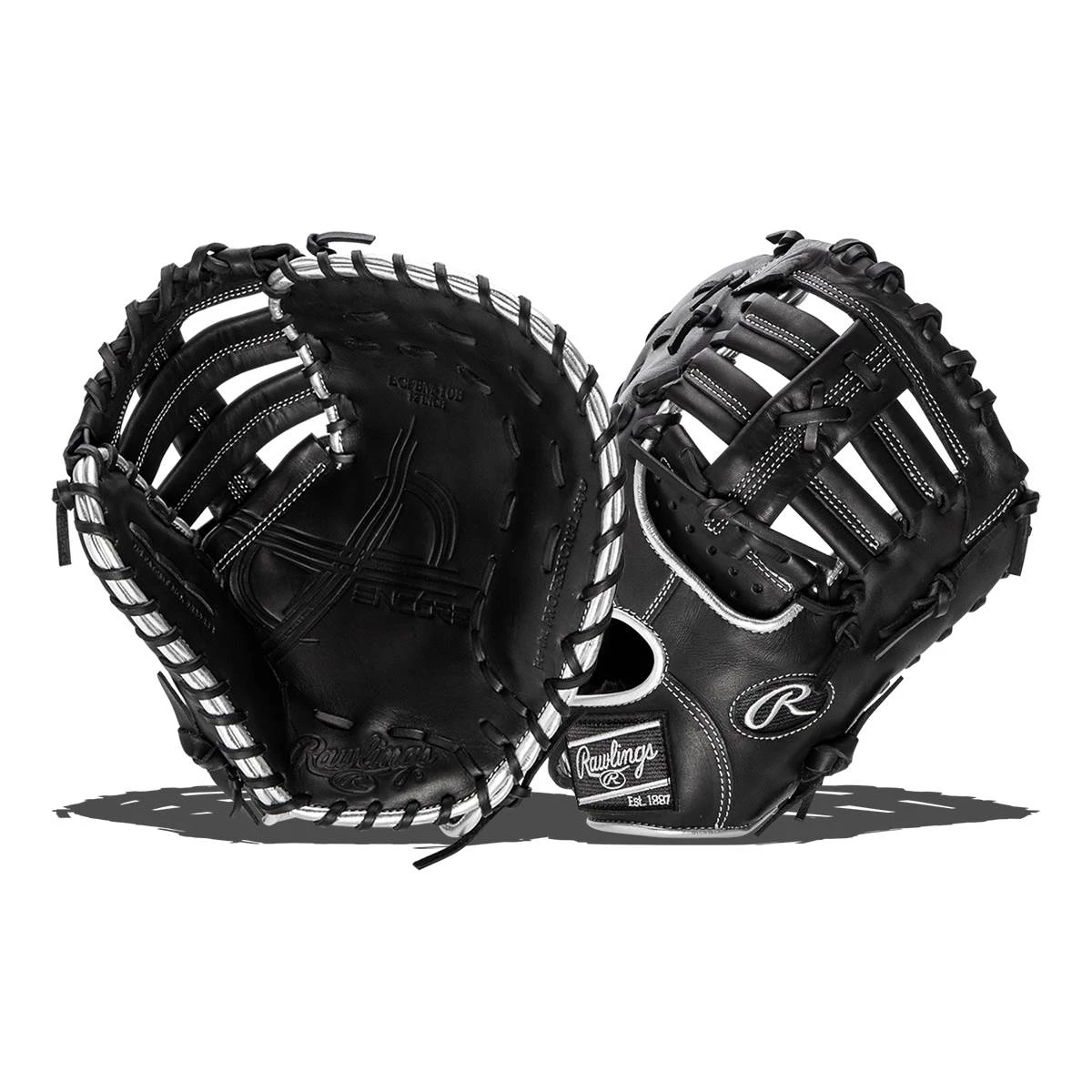 Brand new π Rawlings Encore 12" Baseball First Base Mitt: ECFBM-10B Black, Grey, Silver π₯° 1 Brand new π Rawlings Encore 12" Baseball First Base Mitt: ECFBM-10B Black, Grey, Silver π₯°