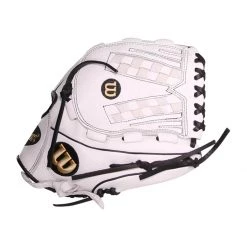 Promo 🔥 Wilson A1000 V125 12.5" Fastpitch Softball Glove: WBW100182125 Black, White, Gold ⭐ -Deals glovegear Store 1515 03 21 wilson a1000 v125 12 5 fastpitch softball glove wbw100182125 34280 8 l