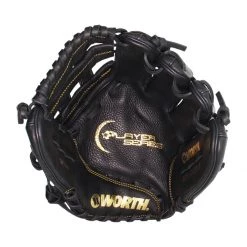 Deals ❤️ Worth Player Series 13.5" Slow Pitch Softball Glove: WPL135-PH Black, Gold ❤️ -Deals glovegear Store 152e 02 21 worth player series 13 5 slow pitch softball glove wpl135 ph 33940 6 l