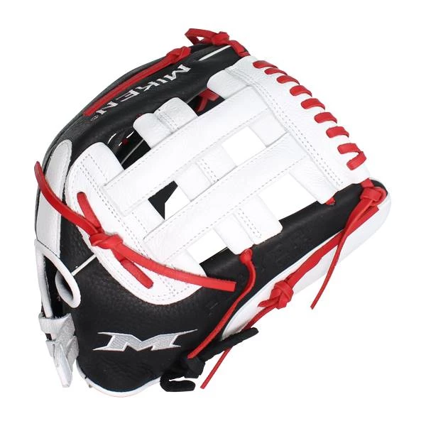 Promo 👍 Miken Player Series 13" Slow Pitch Softball Glove: PS130-PH Black, Red, White ⭐ 9 Promo 👍 Miken Player Series 13" Slow Pitch Softball Glove: PS130-PH Black, Red, White ⭐ - Image 9