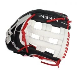 Cheapest 🔥 Miken Player Series 14" Slow Pitch Softball Glove: PS140-PH Black, Red, White ✨ -Deals glovegear Store 157c 02 19 31199 3 m