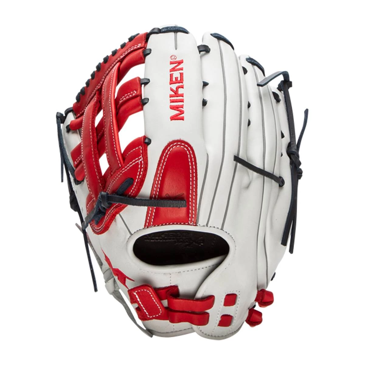 Best deal 👍 Miken Pro Series 13.5" Slow Pitch Softball Glove: PRO135-WSN Blue, Red, White ✔️ 7 Best deal 👍 Miken Pro Series 13.5" Slow Pitch Softball Glove: PRO135-WSN Blue, Red, White ✔️ - Image 7