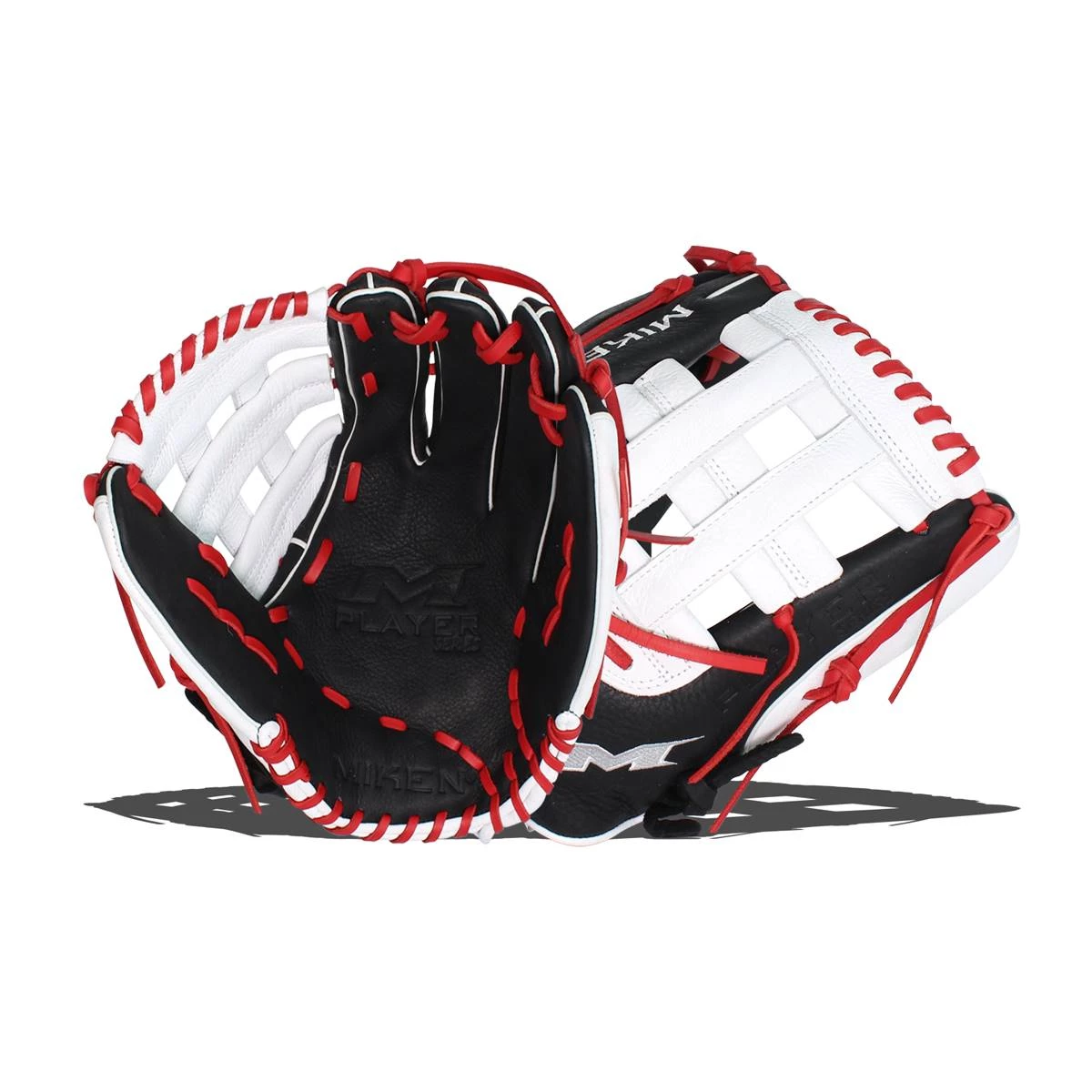 Promo 👍 Miken Player Series 13" Slow Pitch Softball Glove: PS130-PH Black, Red, White ⭐ 14 Promo 👍 Miken Player Series 13" Slow Pitch Softball Glove: PS130-PH Black, Red, White ⭐ - Image 14