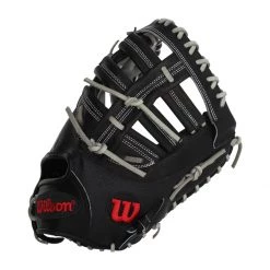 Flash Sale ✨ Wilson A2000 SuperSkin 12.25" First Base Mitt: WTA20RB202820SS Black 😍 -Deals glovegear Store 1a32 08 19 31803 2 l