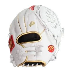 Best Pirce ⭐ Rawlings Liberty Advanced 12.5" Keilani Ricketts Fastpitch Softball Glove: RLA125KRG Gold, White 🛒 -Deals glovegear Store 1b25 03 20 rawlings liberty advanced 12 5 fastpitch softball glove rla125krg 33281 7 l