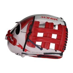 Cheapest ✔️ Miken Pro Series 13" Slow Pitch Softball Glove: PRO130-WSN Red, White 😍 -Deals glovegear Store 1eea 04 21 miken pro series 13 slow pitch softball glove pro130 wsn 31191 4 l