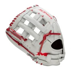 Top 10 ⭐ Miken Pro Series 13.5" Slow Pitch Softball Glove: PRO135-WS Red, White 🥰 -Deals glovegear Store 2301 10 21 miken pro series 13 5 slow pitch softball glove pro135 ws 31195 10 l