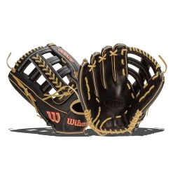 Hot Sale ✨ Wilson A2000 SuperSkin 1800 12.75" Baseball Glove: WBW1001021275 Black, Tan 💯