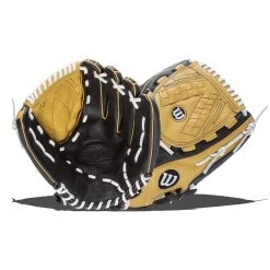 Hot Sale 👏 Wilson A500 Siren 12.5" Youth Fastpitch Softball Glove: WBW100422125 Black, Tan 😀 -Deals glovegear Store 259c 12 21 wilson a500 siren 12 5 youth fastpitch softball glove wbw100422125 34736 020 l