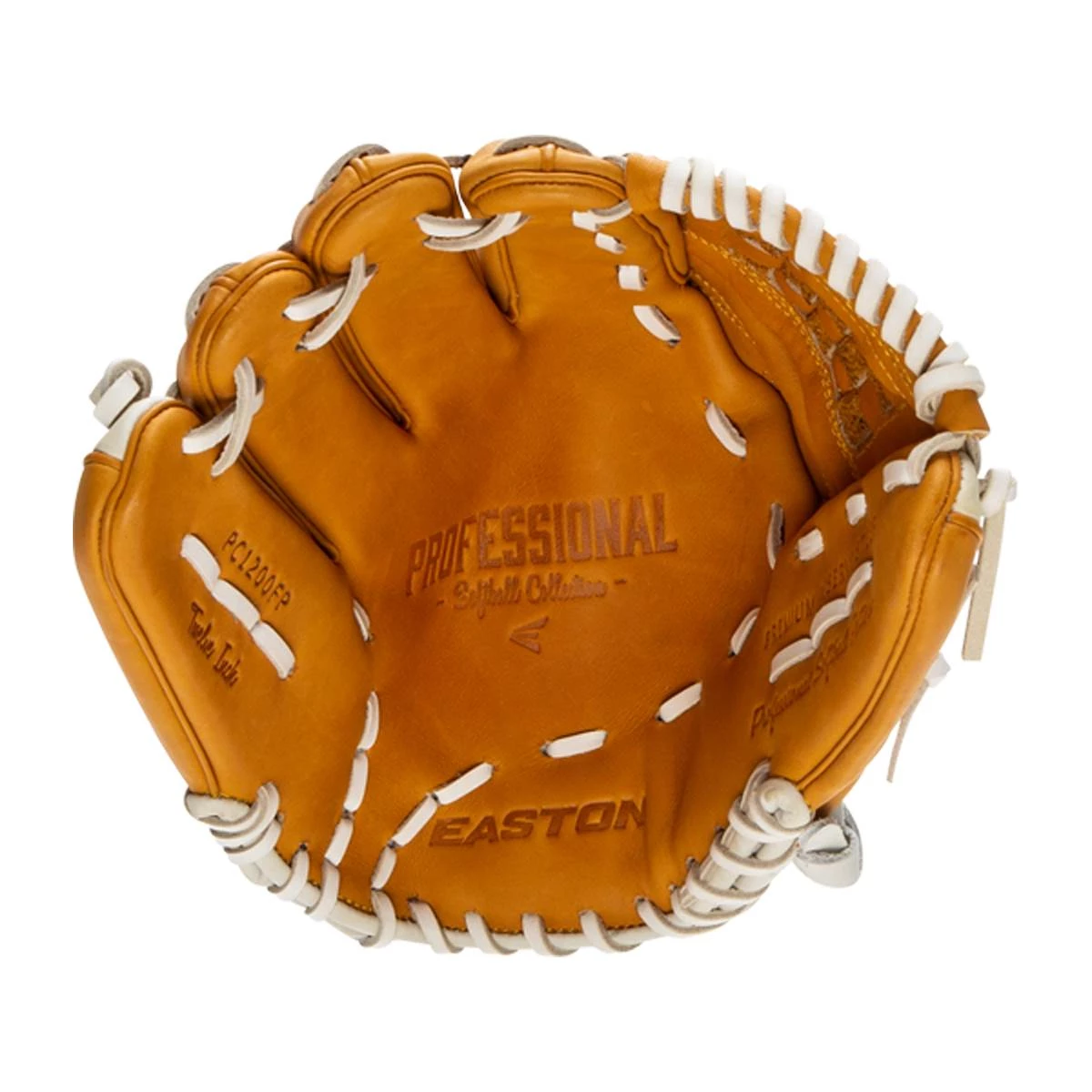 Outlet π Easton Professional Collection 12" Fastpitch Softball Glove: PC1200FP Brown, White π 6 Outlet π Easton Professional Collection 12" Fastpitch Softball Glove: PC1200FP Brown, White π - Image 6