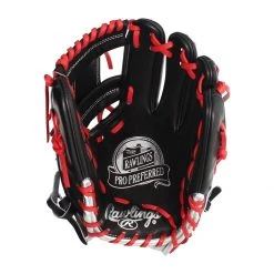 Top 10 😀 Rawlings Pro Preferred 11.75" Francisco Lindor Baseball Glove: PROSFL12B Black, Red ✔️