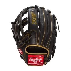 Cheap 🎁 Rawlings R9 12.75" Baseball Glove: R93029-6BG Black, Gold ✔️ -Deals glovegear Store 2d58 11 21 rawlings r9 12 75 baseball glove r93029 6bg 33537 14 l