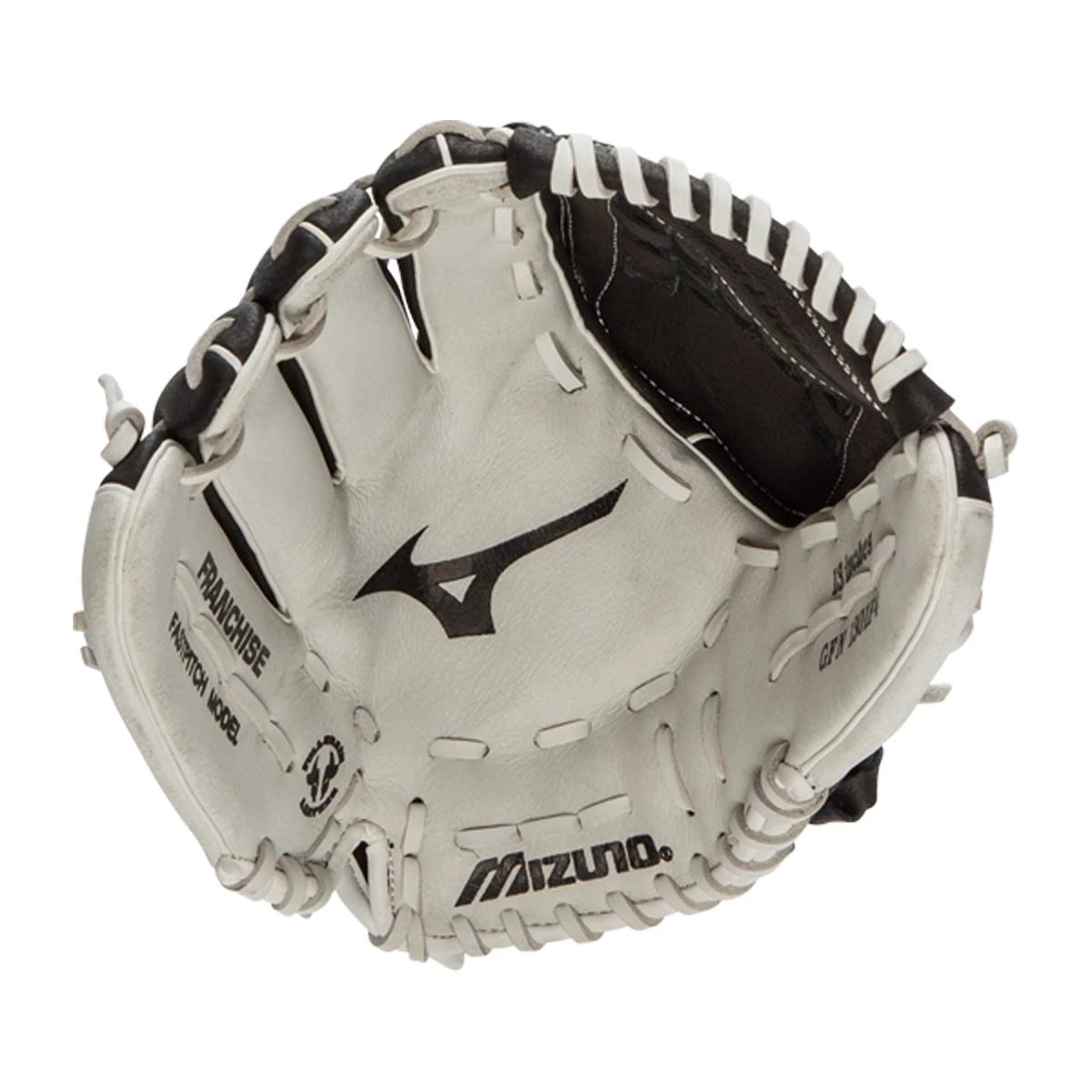 Deals 🥰 Mizuno Franchise 13" Fastpitch Softball Glove: GFN1301F4 Black, White 💯 6 Deals 🥰 Mizuno Franchise 13" Fastpitch Softball Glove: GFN1301F4 Black, White 💯 - Image 6