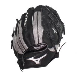 New ⌛ Mizuno Prospect PowerClose 11" Youth Baseball Glove: GPP1100Y3BG Black, Silver ⌛ -Deals glovegear Store 2efd 04 20 mizuno prospect powerclose 11 youth baseball glove gpp1100y3bg 30862 7 l