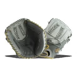 Budget ✨ Wilson A2000 SuperSkin 34" Fastpitch Softball Catcher's Mitt: WTA20RF19CM34SS Grey, White 🔔 -Deals glovegear Store 2fb0 08 18 30522 l