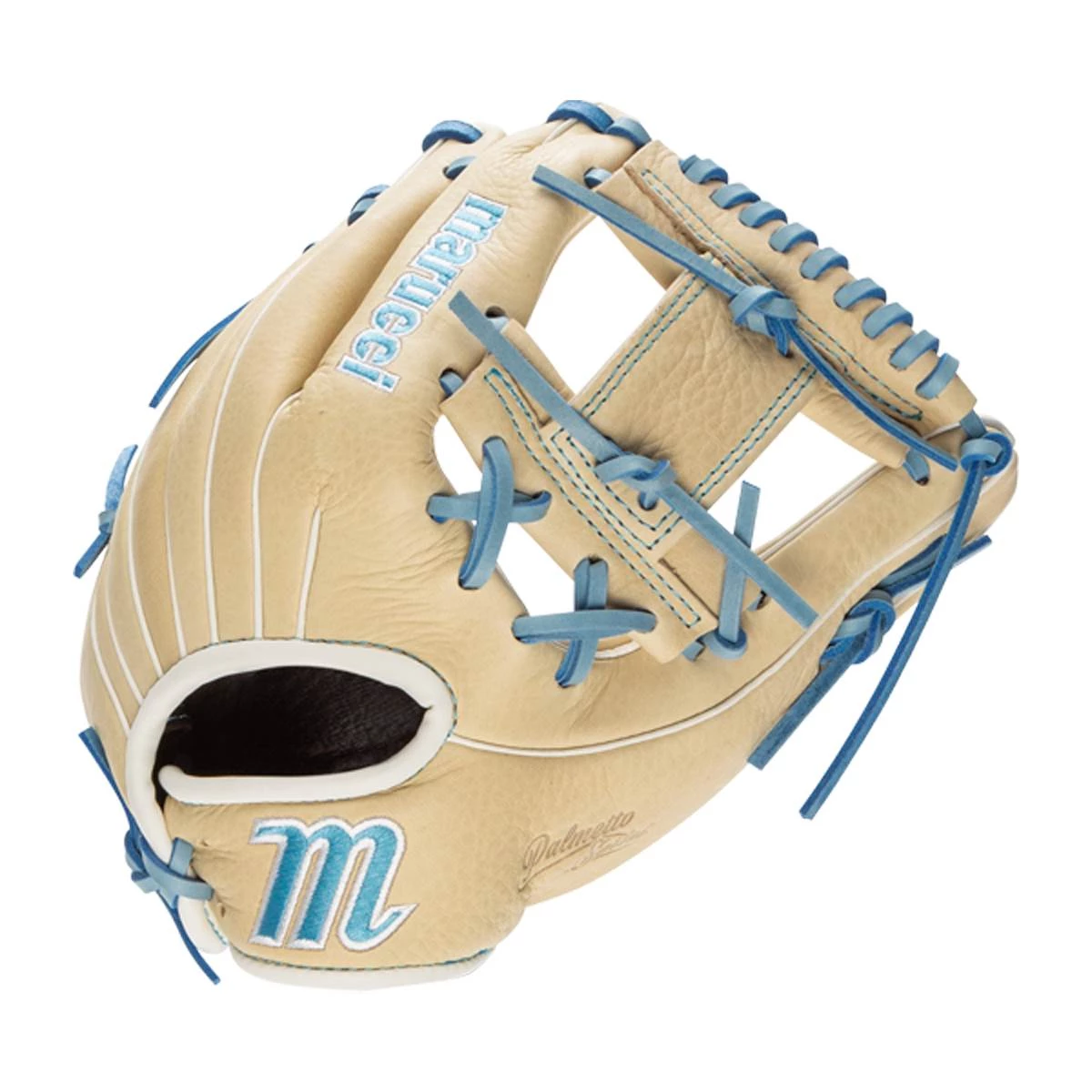 Hot Sale ๐งจ Marucci Palmetto Series 11.75" Fastpitch Softball Glove: MFGPLM1175FP Blue, Tan ๐ 3 Hot Sale ๐งจ Marucci Palmetto Series 11.75" Fastpitch Softball Glove: MFGPLM1175FP Blue, Tan ๐ - Image 3