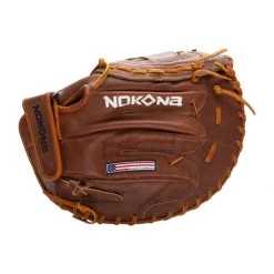 Promo 💯 Nokona Walnut 14" First Base Mitt: W-N80C Brown ✨ -Deals glovegear Store 3282 11 21 nokona walnut 14 first base mitt w n80c 28928 12 l