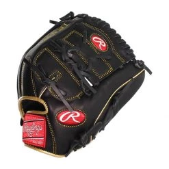 Best Sale 🎁 Rawlings R9 12" Baseball Glove: R9206-9BG Black, Gold ✔️ -Deals glovegear Store 33d4 11 20 rawlings r9 12 baseball glove r9206 9bg 33538 3 l