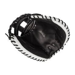 Flash Sale 🌟 Mizuno Pro Select 34.5" Fastpitch Softball Catcher's Mitt: GPSF-340TG Black, White ⭐ -Deals glovegear Store 3422 08 21 mizuno pro select 34 5 fastpitch softball catchers mitt gpsf 340tg 34549 6 l