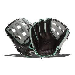 Budget 🤩 Rawlings Heart of the Hide Hyper Shell 12.75" Baseball Glove: PRO3319-6BGCF Black, Grey, Teal 🌟