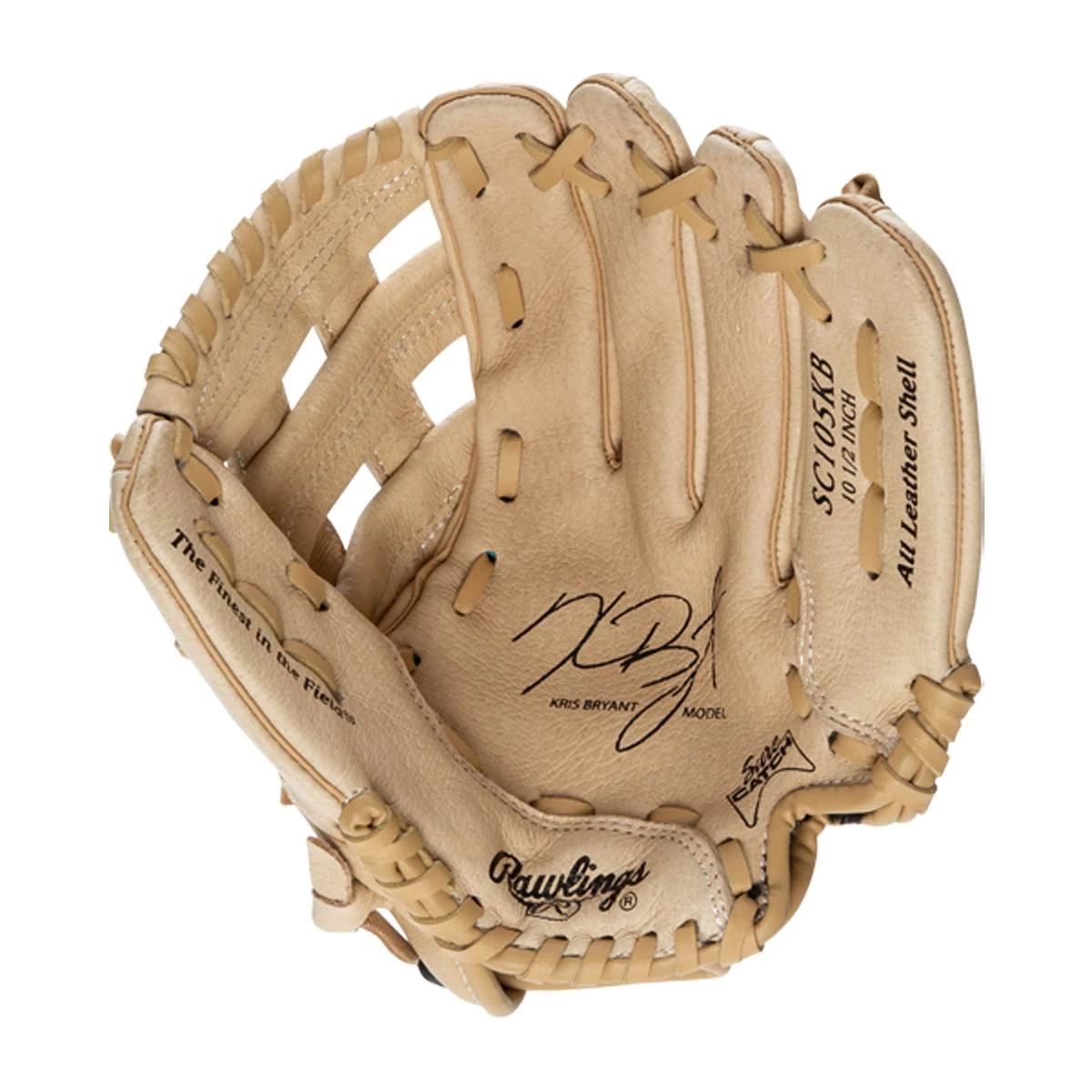 Best Sale ❤️ Rawlings Sure Catch 10.5" Kris Bryant Youth Baseball Glove: SC105KB Tan ✔️ 2 Best Sale ❤️ Rawlings Sure Catch 10.5" Kris Bryant Youth Baseball Glove: SC105KB Tan ✔️ - Image 2