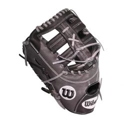 Best Sale 🔔 Wilson A1000 1620 12.5" Baseball First Base Mitt: WBW100140125 Black, Grey ✔️ -Deals glovegear Store 381c 03 21 wilson a1000 1620 12 5 baseball first base mitt wbw100140125 34275 5 l
