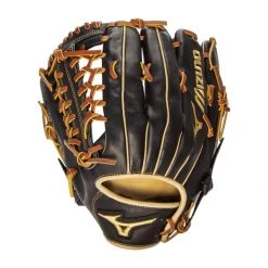 Flash Sale ⭐ Mizuno Pro Select 12.75" Baseball Glove: GPS2-700DS Black, Tan 🌟 -Deals glovegear Store 382f 12 21 mizuno pro select 12 75 baseball glove gps2 700ds 34543 14 l