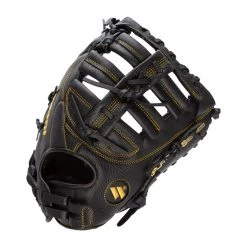 Best deal 🔥 Worth Player Series 13" Slow Pitch First Base Mitt: WPL130-FB Black, Gold 🔔 -Deals glovegear Store 3837 10 21 worth player series 13 slow pitch first base mitt wpl130 fb 33939 10 l
