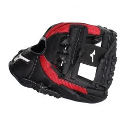 Flash Sale ⌛ Mizuno Prospect PowerClose 10" Youth Baseball Glove: GPP1000Y3RD Black, Red ⌛ -Deals glovegear Store 3902 09 18 30865 3 m