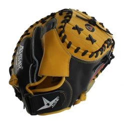 Best deal 😍 All Star Pro 33.5" Baseball Catcher's Mitt: CM3100SBT Black, Tan ✔️ -Deals glovegear Store 3a6b 10 19 7957 6 l