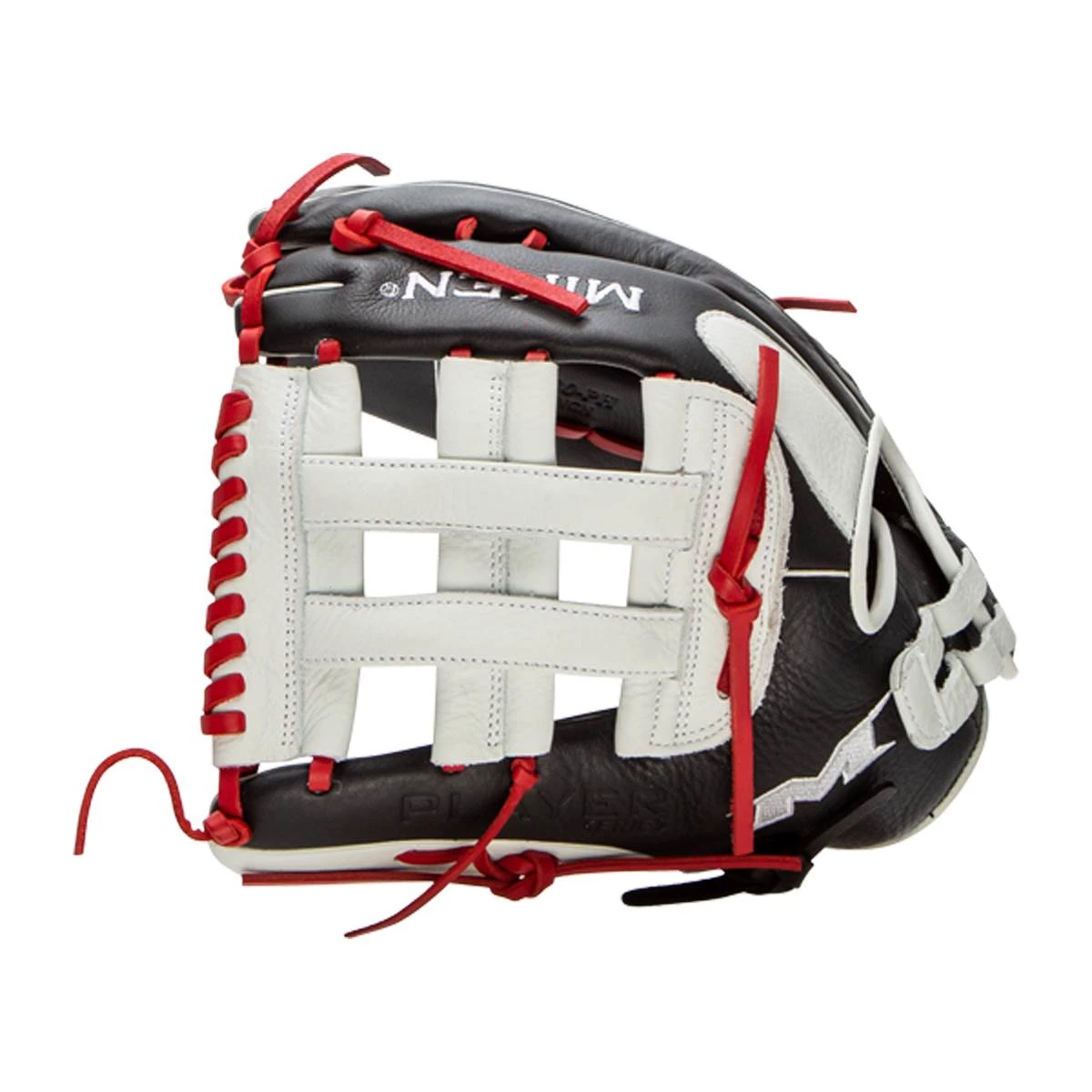 Promo 👍 Miken Player Series 13" Slow Pitch Softball Glove: PS130-PH Black, Red, White ⭐ 3 Promo 👍 Miken Player Series 13" Slow Pitch Softball Glove: PS130-PH Black, Red, White ⭐ - Image 3