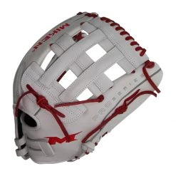 Top 10 ⭐ Miken Pro Series 13.5" Slow Pitch Softball Glove: PRO135-WS Red, White 🥰 -Deals glovegear Store 3fa5 02 21 miken pro series 13 5 slow pitch softball glove pro135 ws 31195 3 l