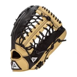 Discount ✨ Akadema ProSoft Select Series 12.75" Baseball Glove: ASF421 Black, Tan ⭐ -Deals glovegear Store 40a1 12 21 akadema prosoft select series 12 75 baseball glove asf421 35375 3 l