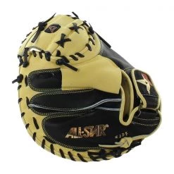 Budget 🔥 All Star Pro Elite 33.5" Baseball Catcher's Mitt: CM3000SBT Black, Tan ✨ -Deals glovegear Store 4127 06 18 6029 4 m